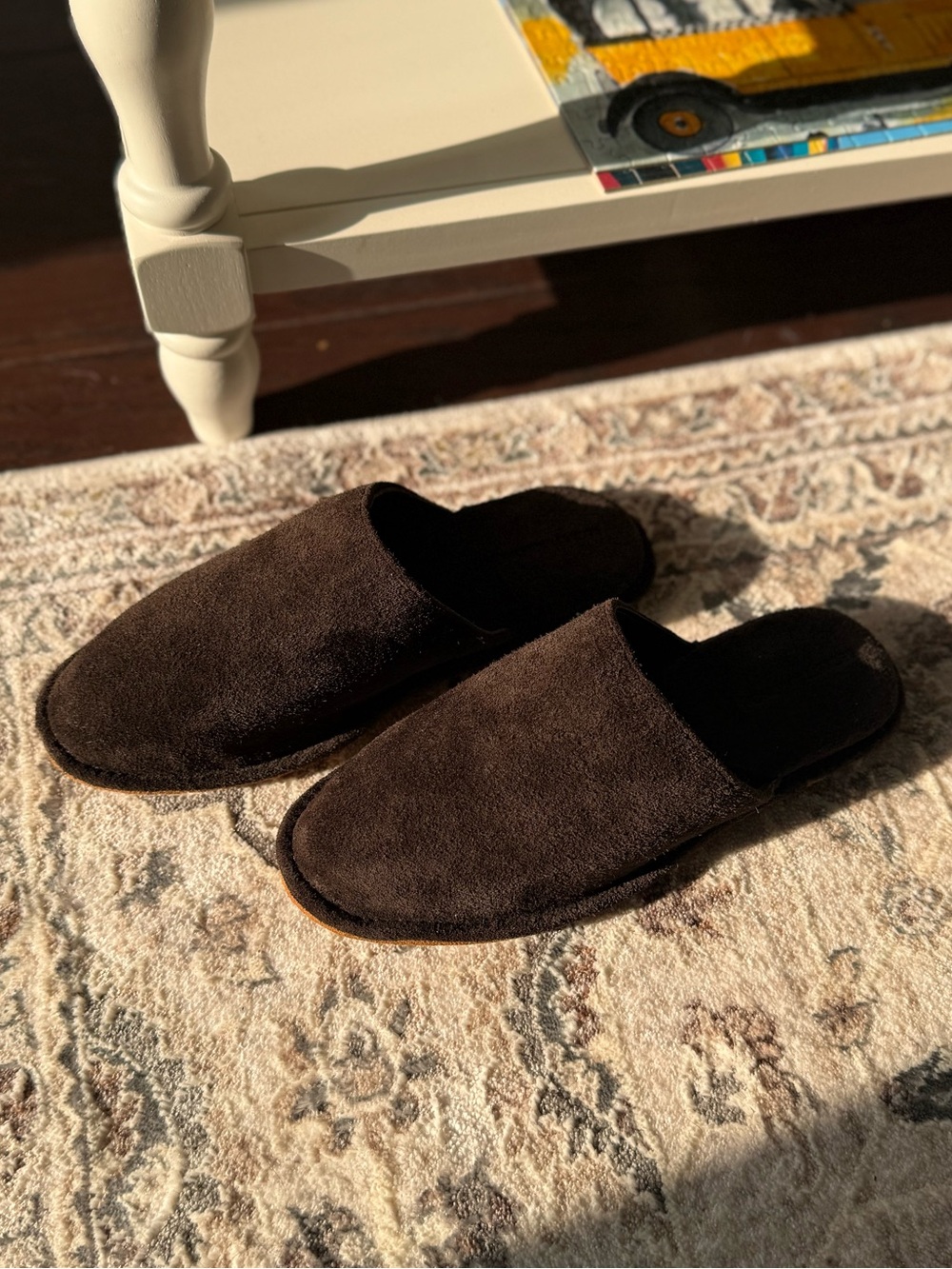 Beckett Simonon Suede Slip-On Mules